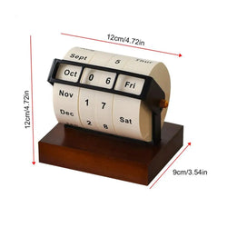 Perpetual Date Calendar 12 Months Weeks Display Perpetual Calendar Tabletop Ornaments Countdown Calendar For Bedroom Cafe