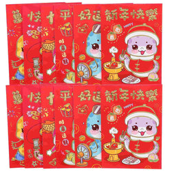 36 Pcs Cartoon Snake Envelope Paper Red Packets Chinese New Year Supply Creative Red Packet Spring Festival Present Lucky Money
