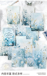 30pcs/lot Memo Pads Material Paper Field Diary Junk Journal Scrapbooking paper Cards Background Decoration stationery