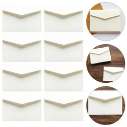 100 Pcs Mini Blank Envelopes Card Storage Bag Paper Envelope Document Holder Business Letter Envelope Money Bag Thickened File