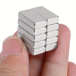 10pcs  20x10x5 Magnets Bar, Rectangular Magnets For Office And Tool Storage, Storage Magnet, Map Magnet, Drawer Closing Magnet