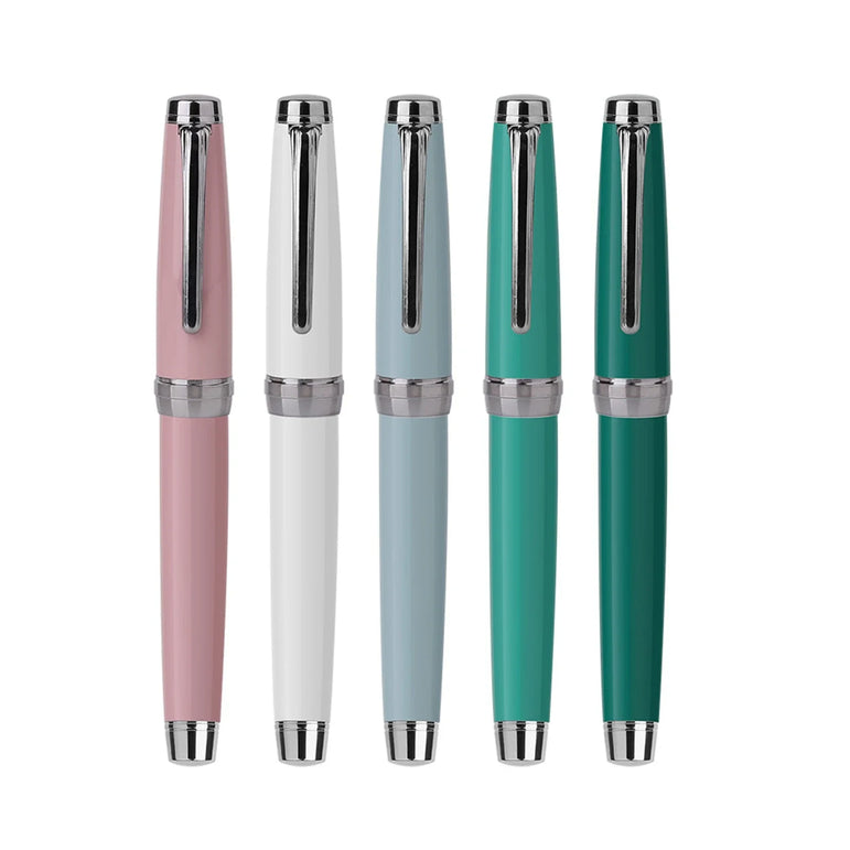 New Moon 3 Metal Fountain Pen molandi Color Korean Students' Writing Practice ink Pens office school supplies exquisite gift pen