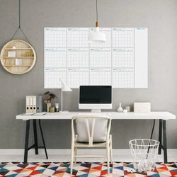 Erasable Large Wall Planner Calendar Huge Wet & Dry Erase Schedule Planner Calendar Giant Erasable Wall Calendar Blank Undated