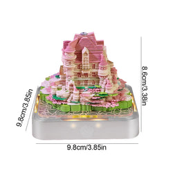 Castl Desk Calendar 2025 Tear-Away 3D Calendar Memo Pad Creative Desk Calendar DIY Notes Notepad 3D Art Calendar Paper