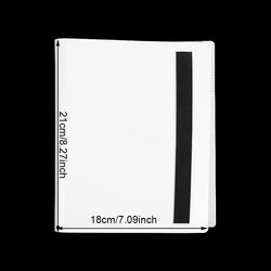Trading Card Collector Holder 4/9/12-Pocket Binder Portable Storage Case Suitable for Game Cards Baseball Football Cards