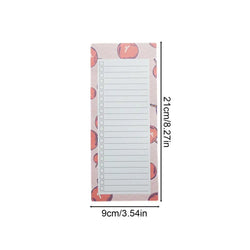 50 Sheets Magnetic Fridge Notepads To-Do List Pad Memo Pad for Grocery Shopping Memos Mini To-do-list Note Paper Pad Reminders