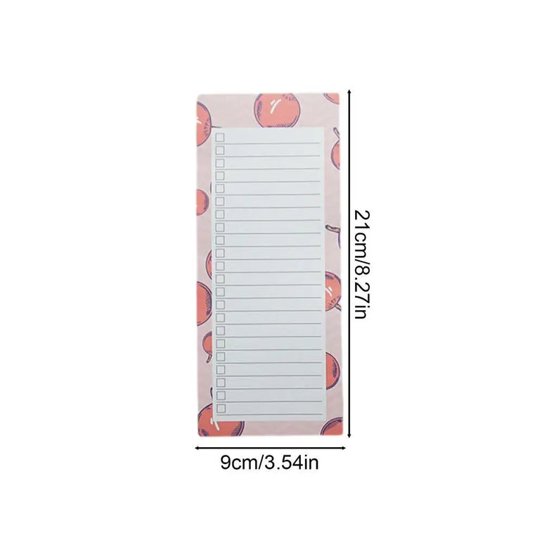 50 Sheets Magnetic Fridge Notepads To-Do List Pad Memo Pad for Grocery Shopping Memos Mini To-do-list Note Paper Pad Reminders