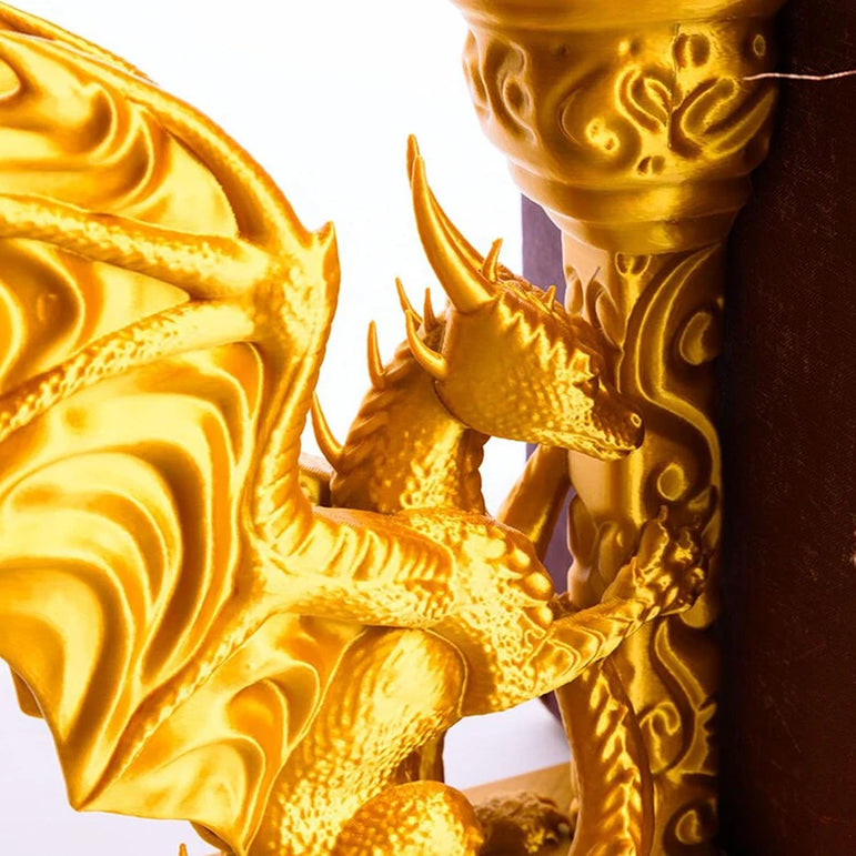 Whimsical Dragon Bookends Dragon Book End 3D Printed Animal Dragon Book Stopper A Must-Have For Fantasy Lovers Bookshelf Decor
