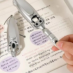 Creative Squid Shaped Folding Ballpoint Pen 0.5mm Black Gel Pen Writing Tools School Student Stationary Office Supplies