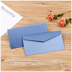 50pcs/lot 22x11cm Envelope High-grade 250g Pearlescent Paper Envelopes for Wedding Invitation Business Supplies Stationery