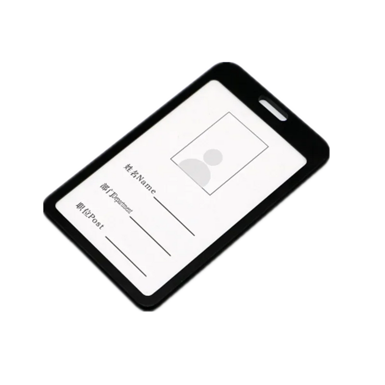 Aluminum Alloy Card Holder Retractable Badge Reel Employee Staff Name ID Work Card Holder Business Supplies