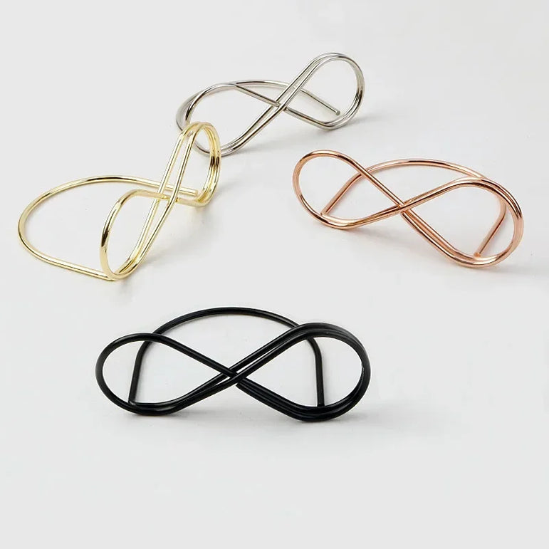 Creative Multi-purpose Card Holders Iron Curve Beauty Memo Holder Business Card Holder Party Seat Card Holder Name Tag Stand