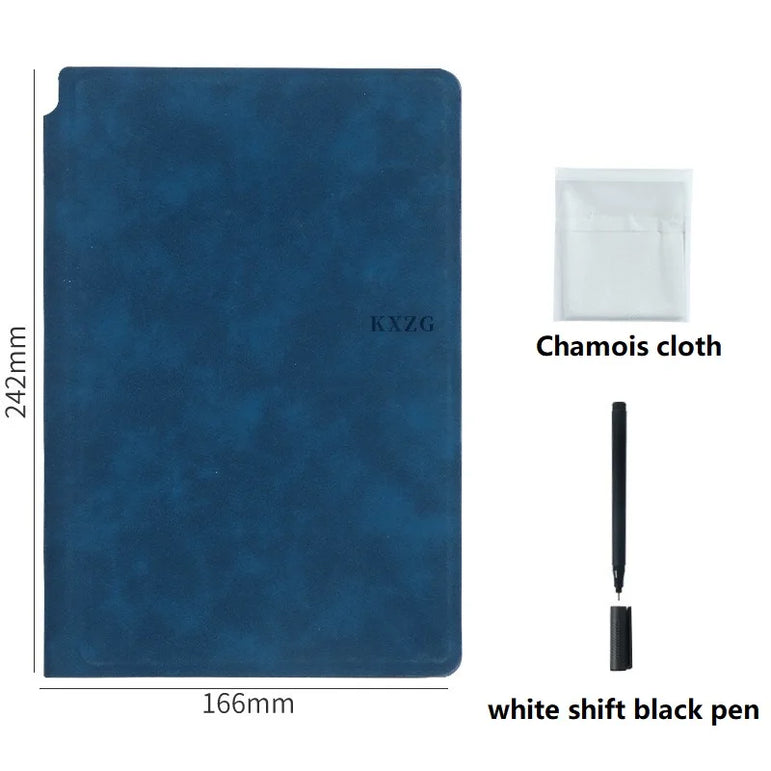 Blackboard A5 Whiteboard Book Sticky Whiteboard Planner Reusable Notebook Set with Whiteboard Pen BBAN01