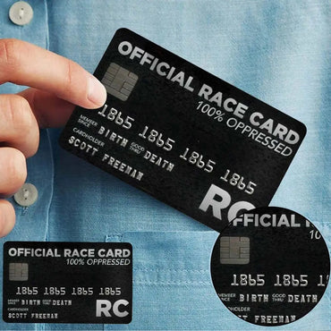 Wallet Size Novelty PVC Trumps Everything Card Privilege Card Official Race Card Credit Card