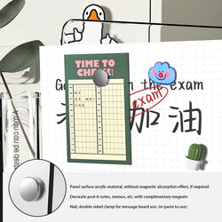 Desktop message board Acrylic transparent notepad Office memo board can be written home memo board magnetic desktop board