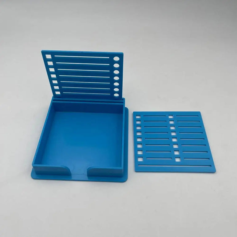 Sticky Note Dispenser  Sticky Pads Sticky note holder Versatile Desk Sticky Note Stencil Double Insert Template Storage Box