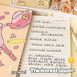 Capybara A5 Spiral Notebook Cute Planner Daily Notes Coil Notebooks Small Notepad For Kid Student Diary School Learning Supplies