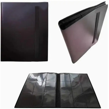 Trading Card Collector Holder 4/9/12-Pocket Binder Portable Storage Case Suitable for Game Cards Baseball Football Cards