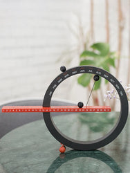Magnetic Ball Manual Calendar with Month Week Date Desktop Calendar Decor Novelty Desk Calendar for Home Office Decor