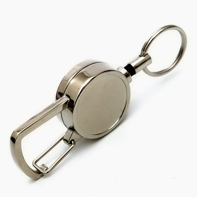1Pcs Retractable Metal Wire Badge Reel Recoil Chain Clip Nurses Students Doctors Name Badge Holder Landyard Keychain Key Ring