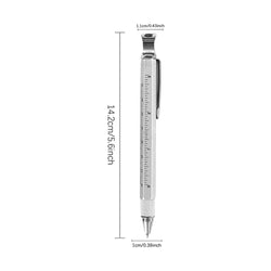 Engineering Pen Metal Heavy Duty Multi Use Pen Multifunction Tool Pen Cool Portable Gadgets For Travel Camping Outdoor