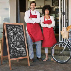 Magnetic Sandwich Writing Board A-Frame Drawing Painting Board Menu Display Sidewalk Wooden Chalkboard Free Standing