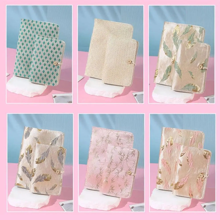 No Inner Page A5/A6 Loose-leaf Book Cover Creative INS Mini Budget Binder Cover 6 Rings 3D Notebook Cover Planner