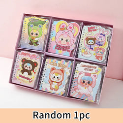 A7 Cartoon Capybara Coil Notebook Kawaii Learning Coil Book Cute Study Pocket Notepad Small Notebook School Stationery 
﻿ 
﻿