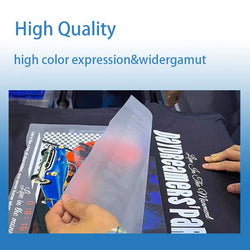 Heyme DTF Film Roll 33cm/40cm/60cm*100m PET Transfer Film Printing For Digital Inkjet For Direct Transfer Film Printing