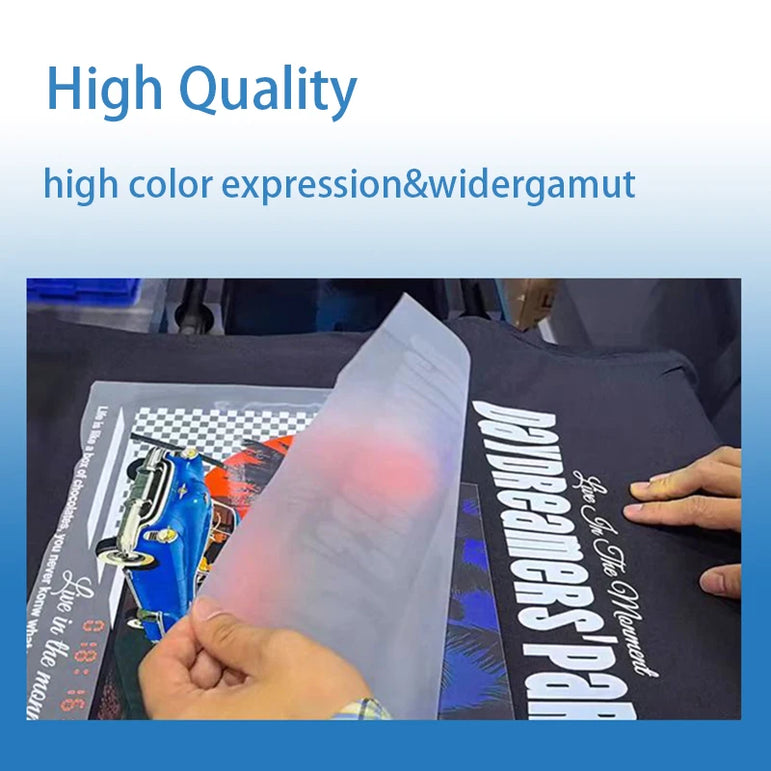 Heyme DTF Film Roll 33cm/40cm/60cm*100m PET Transfer Film Printing For Digital Inkjet For Direct Transfer Film Printing