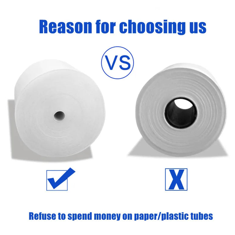 Thermal Paper 57x30mm POS Printer Blue Font 10 Rolls Mini Mobile Bluetooth Cash Register Roll Paper Bill Receipt Printing Paper
