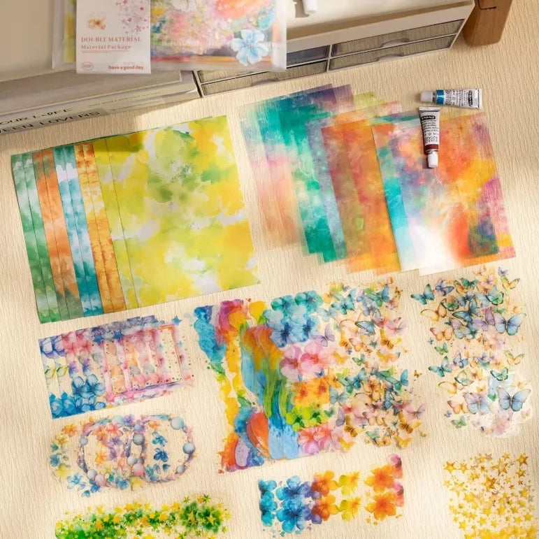 80Sheets/pack  Everyday Series Handbook Priming Notebooks Basic Sketch Rhythm Stone Watercolor CureNotebooks Writing Pads