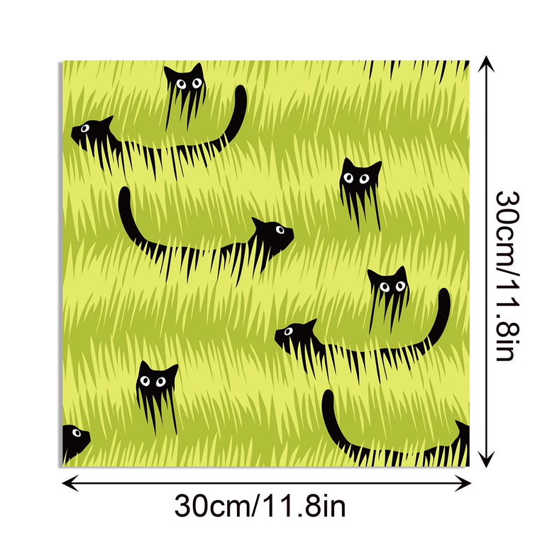24pcs 30*30cm lovely Cat Scrapbook Craft Paper DIY Craft Paper Art Background Paper Origami Card Making Photo Album Decoration