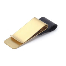 1Pc Metal Leather Pen Holder Brass Stainless Steel Pencil Clip Vintage Dairy Notebook Metal Clip Clipboards Pen Holder Pen Clip