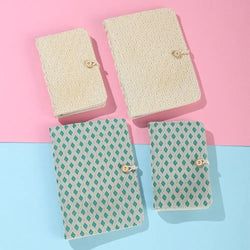 No Inner Page A5/A6 Loose-leaf Book Cover Creative INS Mini Budget Binder Cover 6 Rings 3D Notebook Cover Planner