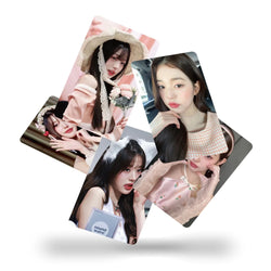 55 Pcs/Set IVE Jang Wonyoung Laser Lomo Card Korean Idol Small Cards HD Photocard Fans Collection Cards
