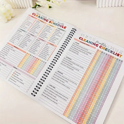 ADHD Cleaning Planner Bundle – Includes Home Cleaning Schedule, Weekly, Monthly, Year-Round Cleanliness Tips, Family Chore Chart