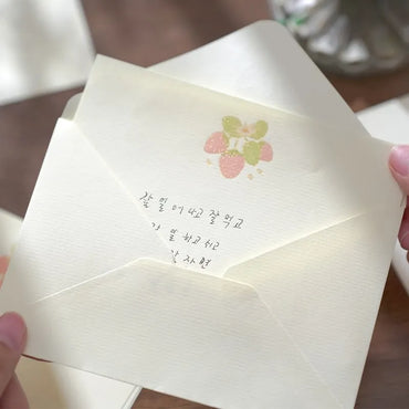 Stationery Set 4 Vintage Style Paper Sheets + 2 Envelopes Retro Letter Writing Paper For Greeting Cards Letter Party Invitations