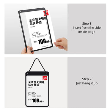 Placards lit. hang up a plate Event Listing Advertising and promotional display boards Warehouse signage Hanging alert signs