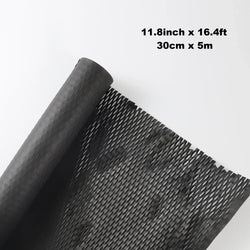 Black Honeycomb Paper 30cm Recyclable Buffer Kraft Paper Honeycomb Buffer Wrapping Paper Transportation Gift Packaging Art
