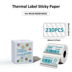 M110 Paper Compatible With M110/M120/M220/M221 Label Maker Printer Thermal paper Label Maker Paper M110 Label For Small Business