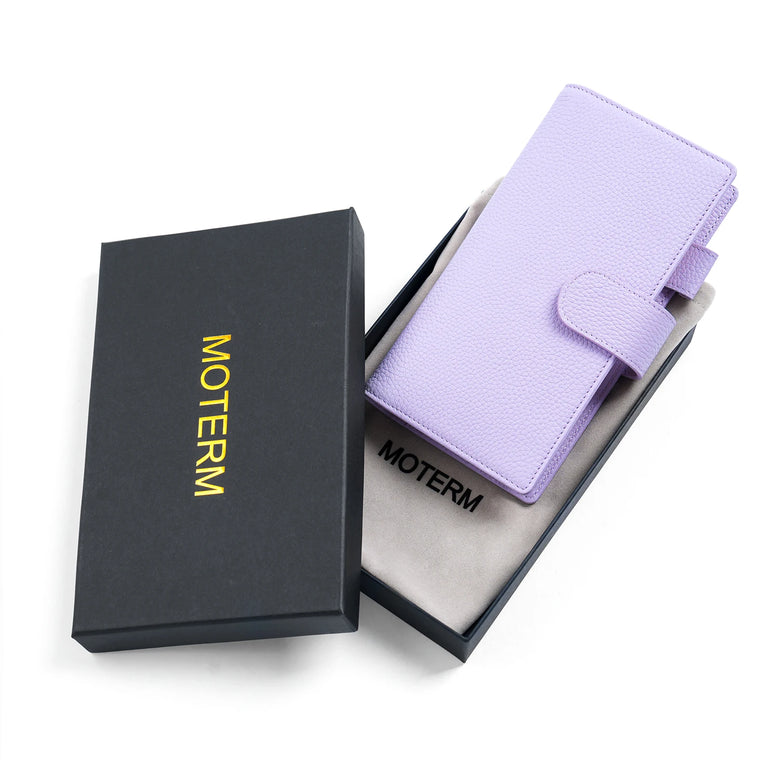 Moterm New Arrivals Weeks Elite Planner Cover for Hobonichi Weeks/ Mega Pebbled Leather Notebook without Large Pocket Organizer