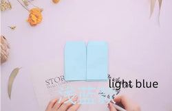 20pc Small 6x9cm Gule Stick Paper Letter Pocket Envelops for Cash Coin Mini Paper Envelopes Bag Small Business Supplies Red