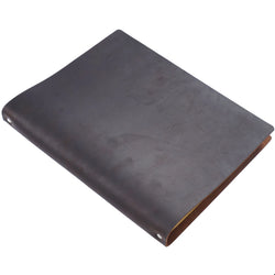 First-layer Cowhide Notebook A4 Enlarged Notebook Crazy Horse Leather Binder Thickened Sketchbook Retro Notepad Gift Notebook