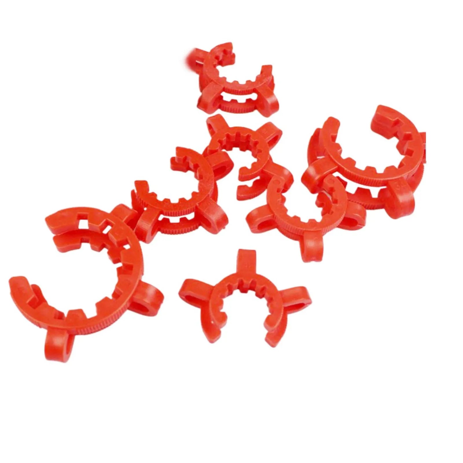2pcs 10# 12# 14# 19# 24# 29# 34# 40# 45# Joints POM Lab Cone-shape Clamp Clip For Glass Adapter Friction Resistance