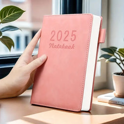 2025 Schedule, Planner, Daily Planner, Calendar, Notepad, Self-Discipline Punch Book, Notebook, Diary, Gifts, Suitable for Work