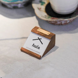 1pcs Solid wood products price tag, set up the exhibition introduction Decca card,  price tag, table stand