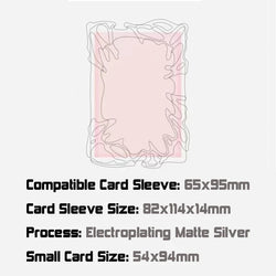 Electroplating Card Storage Cover Kpop Star Card Storage Personalized Fashion Accessories Decoration Office Study Supplies