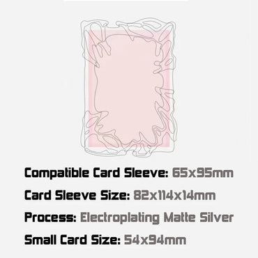 Electroplating Card Storage Cover Kpop Star Card Storage Personalized Fashion Accessories Decoration Office Study Supplies