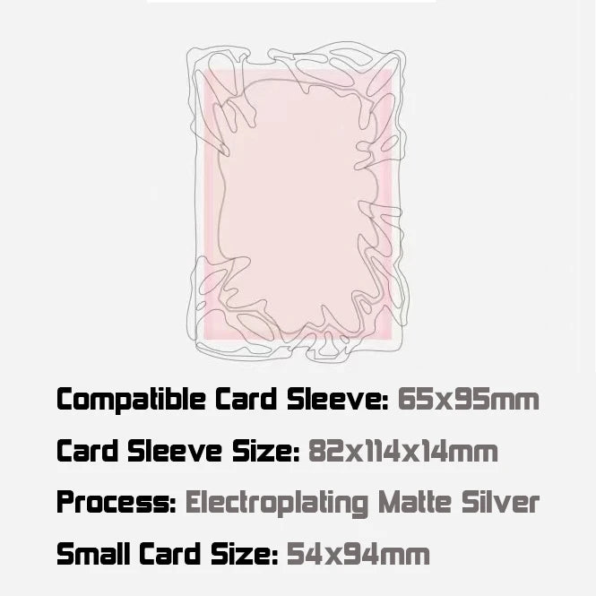 Electroplating Card Storage Cover Kpop Star Card Storage Personalized Fashion Accessories Decoration Office Study Supplies